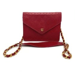 Chanel Bicolole Bag Chain Shoulder Shoulder Bag Red x GoldHardware