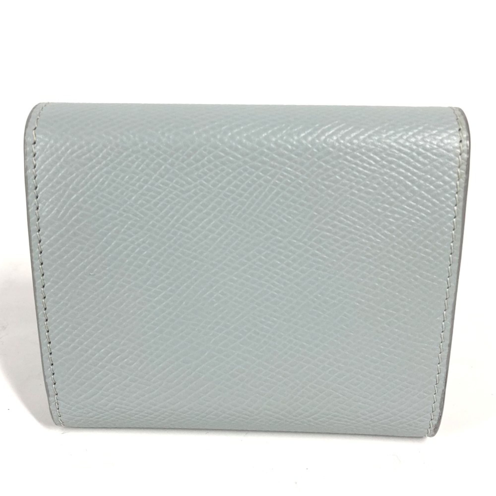 CELINE Compact wallet Trifold wallet mineral Light Blue Based