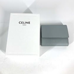 CELINE Compact wallet Trifold wallet mineral Light Blue Based