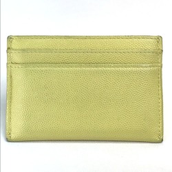 Chanel CC Mark Pass holder Card Case Light yellow