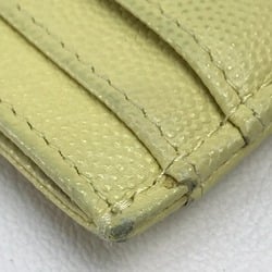 Chanel CC Mark Pass holder Card Case Light yellow