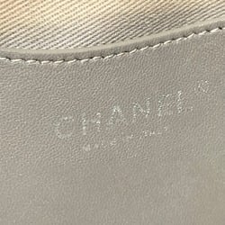 Chanel CC Mark Bag Chain Shoulder Bag Brown SilverHardware