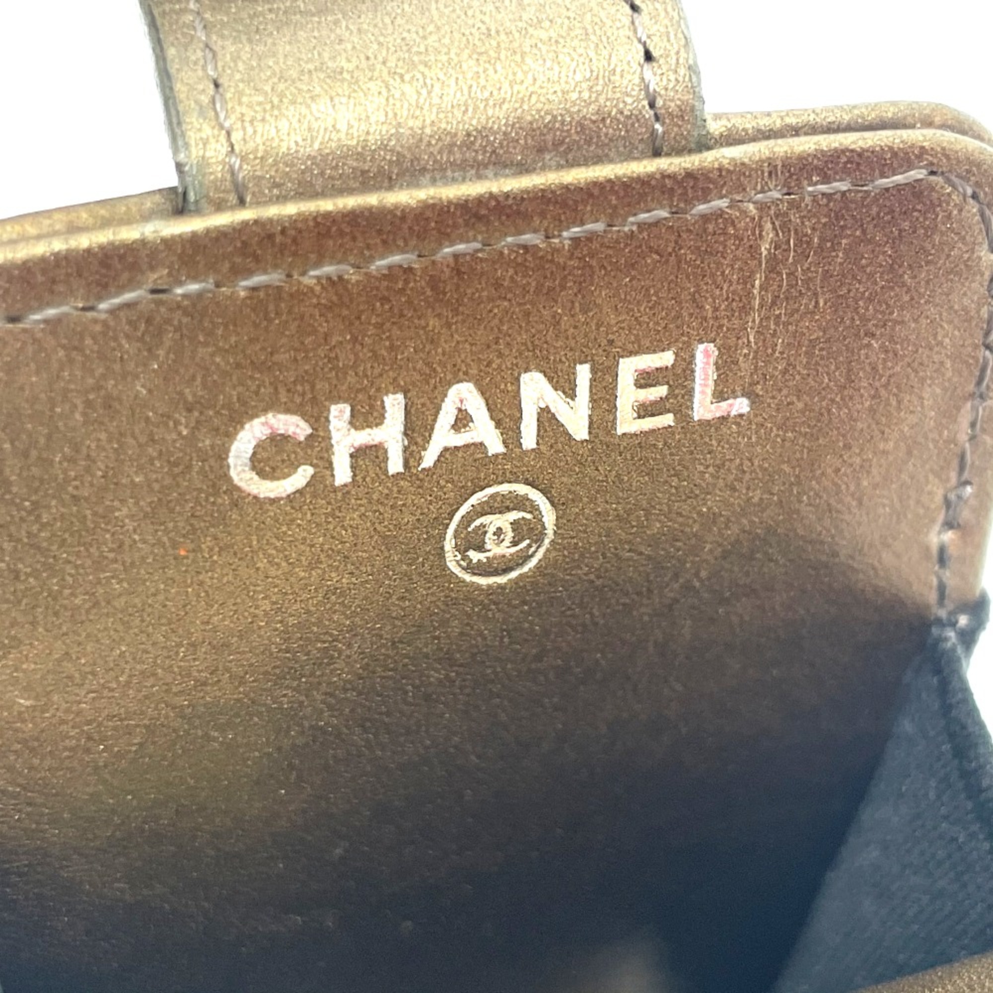 Chanel A32475 06A Matelasse Multi case mini Chain Shoulder Bag Gold x SilverHardware