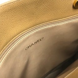 Chanel CC Mark bag shawl Shoulder Bag Beige GoldHardware