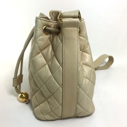 Chanel Cocoball Matelasse Crossbody Shoulder Bag Beige