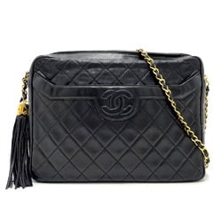 Chanel CC Mark Bag Chain Vintage Shoulder Bag Black GoldHardware