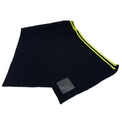 Chanel Sports Scarf Black x Fluorescent Green