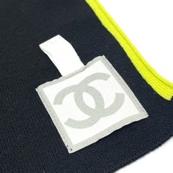 Chanel Sports Scarf Black x Fluorescent Green