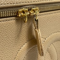 Chanel CC Mark Bag 2WAY Hand Bag Shoulder Crossbody Shoulder Bag Beige