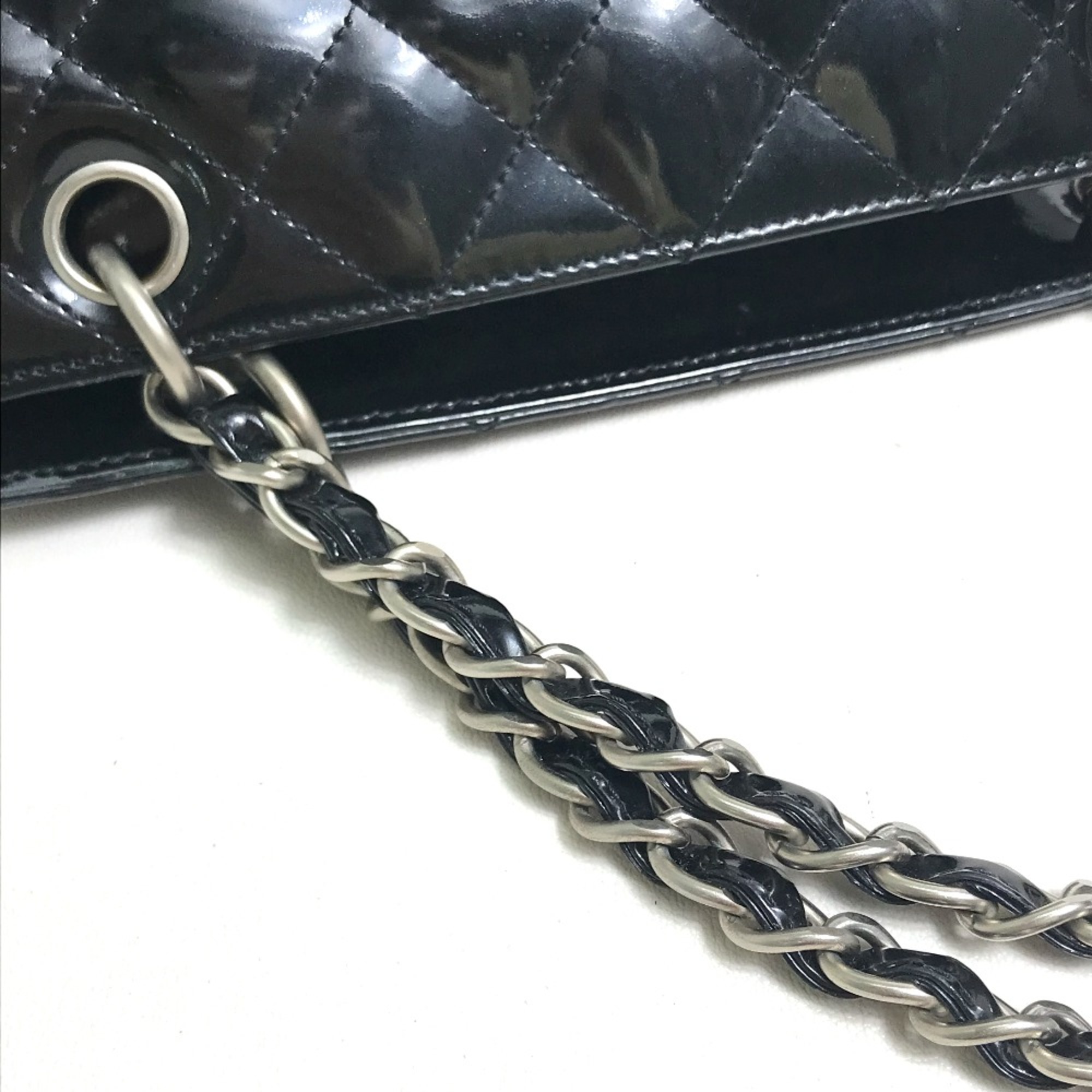 Chanel CC Mark Bag Matelasse Hand Bag Black