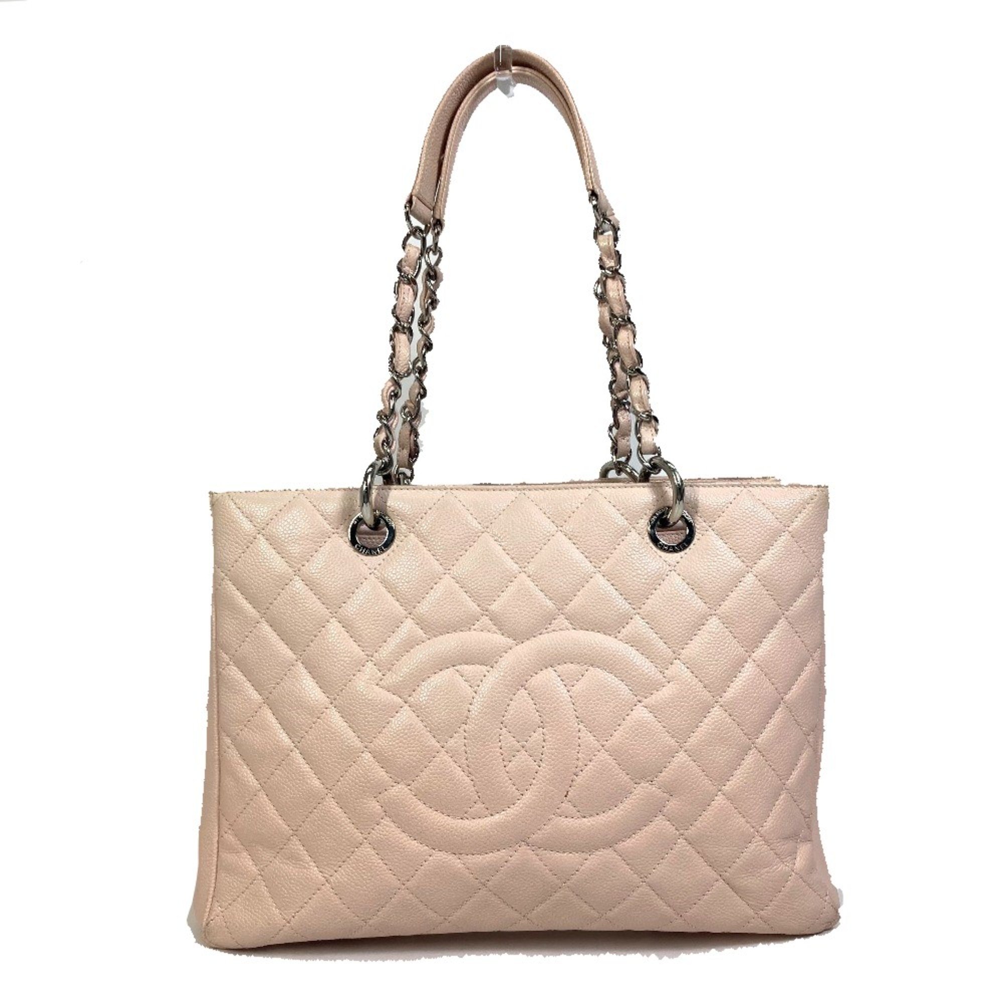 Chanel A50995 CC Mark Bag Chain GST Shoulder Bag Tote Bag pink SilverHardware