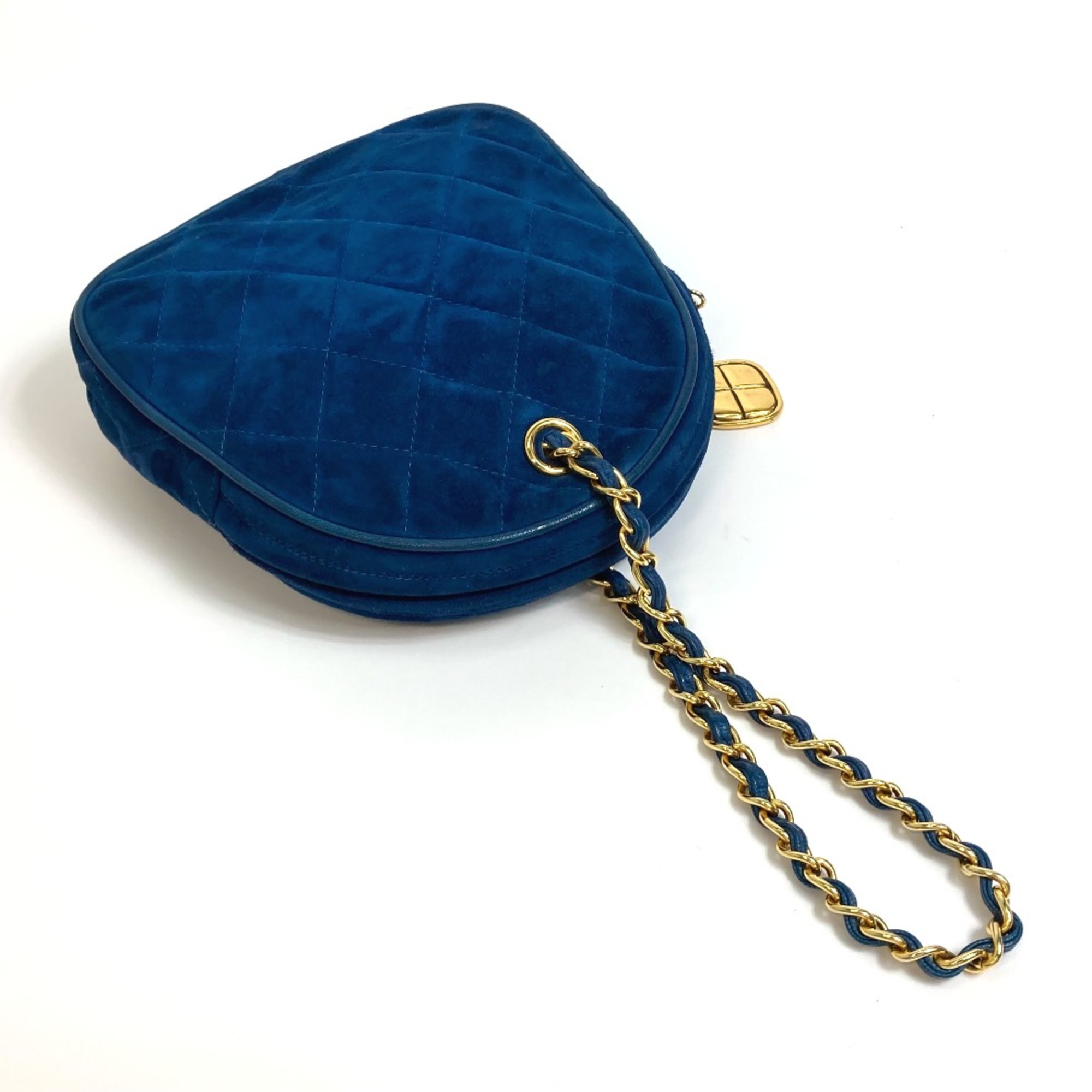 Chanel CC Mark CC bag party bag Hand Bag blue GoldHardware