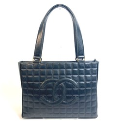 Chanel A17809 CC Mark Bag Semi Shoulder Bag Tote Bag Black