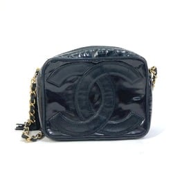 Chanel CC Mark Bag Fringe Chain Crossbody Shoulder Bag Black