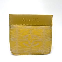 Chanel CC Mark With key ring coin purse yellow