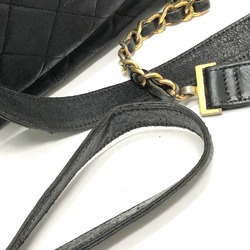 Chanel Matelasse backpack flap Backpack Black GoldHardware