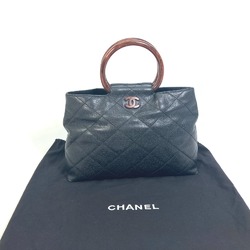 Chanel CC Mark Bag Hand Bag Black