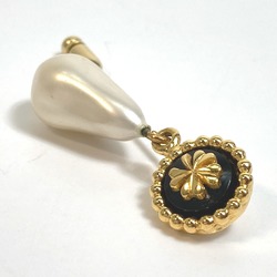 Chanel Clover motif Pin Brooch Brooch Gold x White x Black