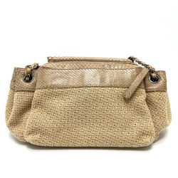 Chanel A31490 CC Mark bag shawl Shoulder Bag Beige