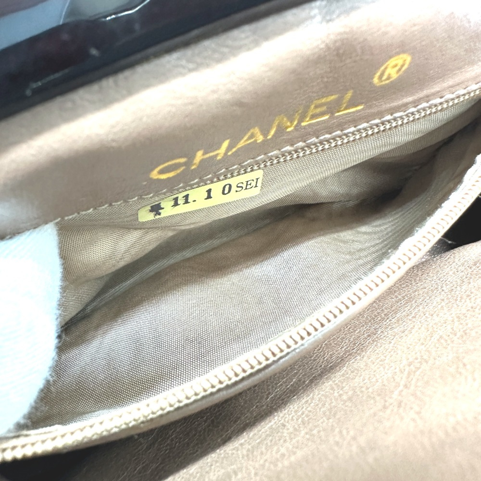 Chanel CC Mark vintage Pouch Brown