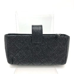 Chanel CC Mark coin purse/Coin Compartment Pouch Black SilverHardware