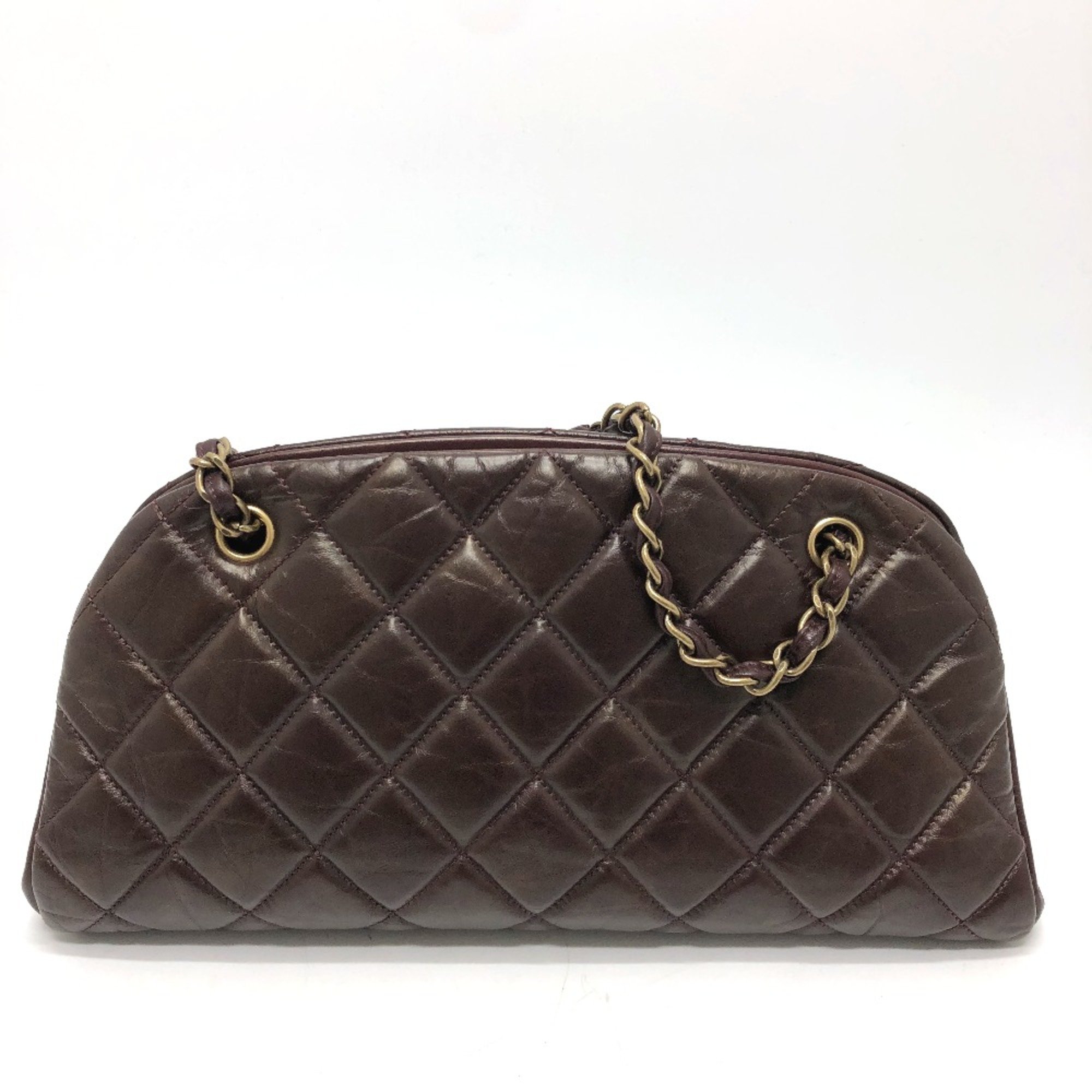 Chanel CC Mark Bags/Shoulder Bags Tote Bag Brown GoldHardware