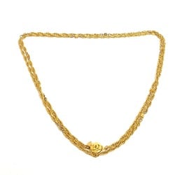 Chanel Long chain Necklace Gold