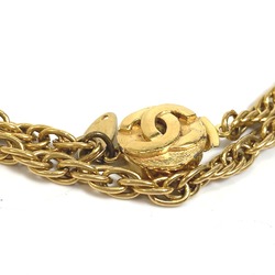 Chanel Long chain Necklace Gold