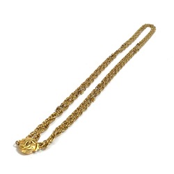 Chanel Long chain Necklace Gold