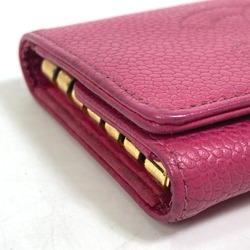 Chanel A13502 CC Mark Three fold Key Case pink