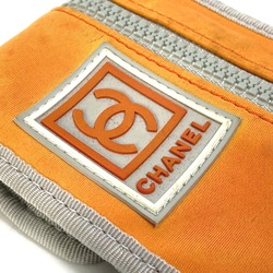 Chanel Sports Wristband type Coin Compartment Wallet coin purse Orange