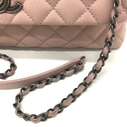 Chanel A92991 CC Mark Bag 2WAY/Crossbody Hand Bag Pink Based SilverHardware