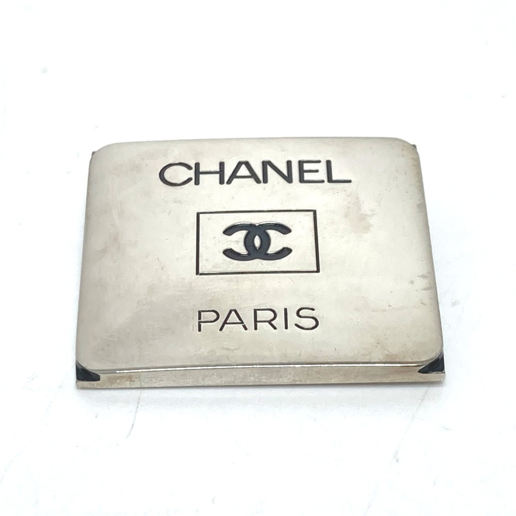 Chanel Accessories vintage 97P Brooch Silver Black