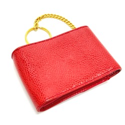 Chanel CC Mark Pouch Cigarette case Red