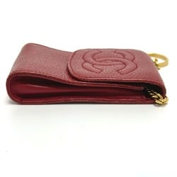 Chanel CC Mark Pouch Cigarette case Red