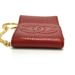 Chanel CC Mark Pouch Cigarette case Red