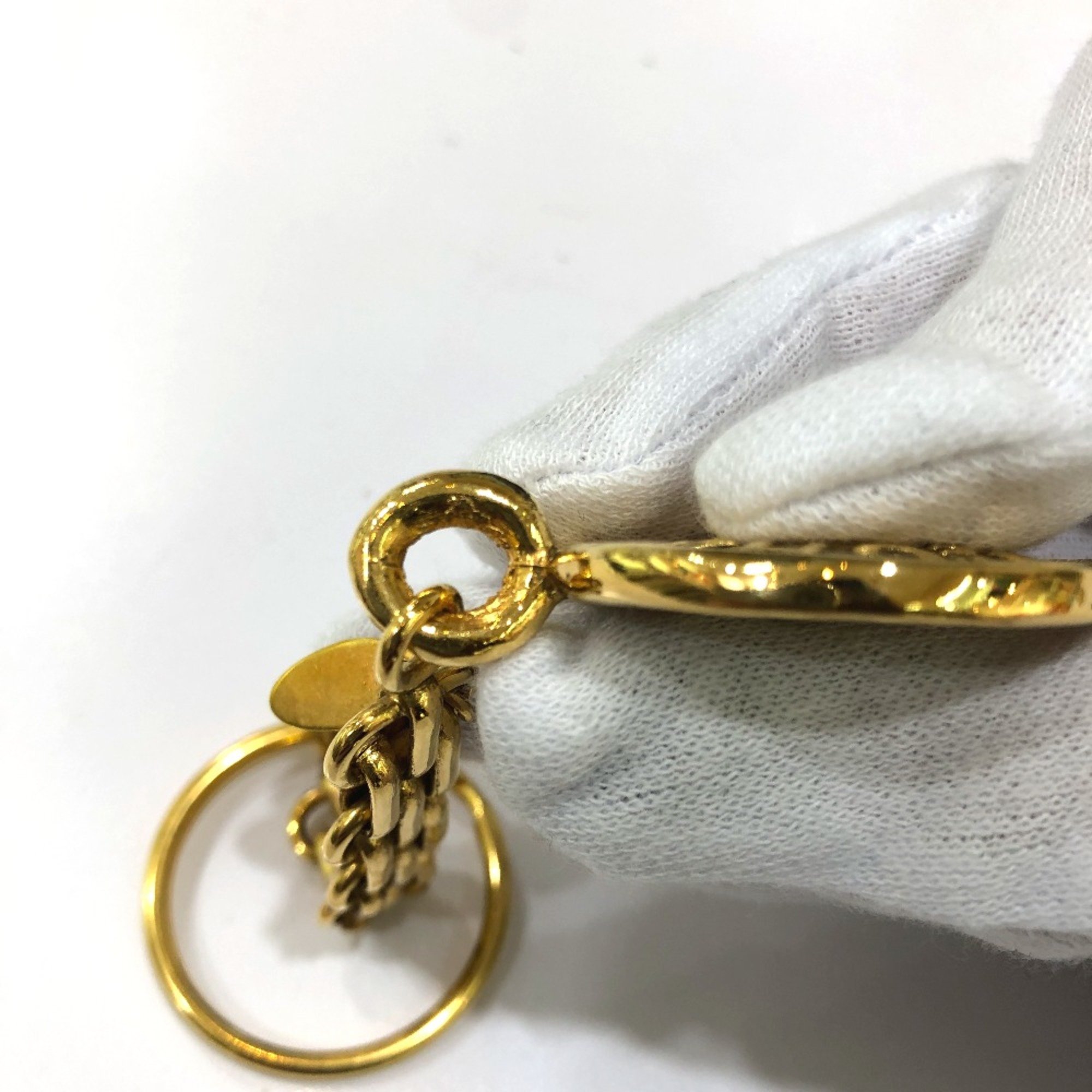 Chanel 31 vintage Bag Charm Key Holder Gold