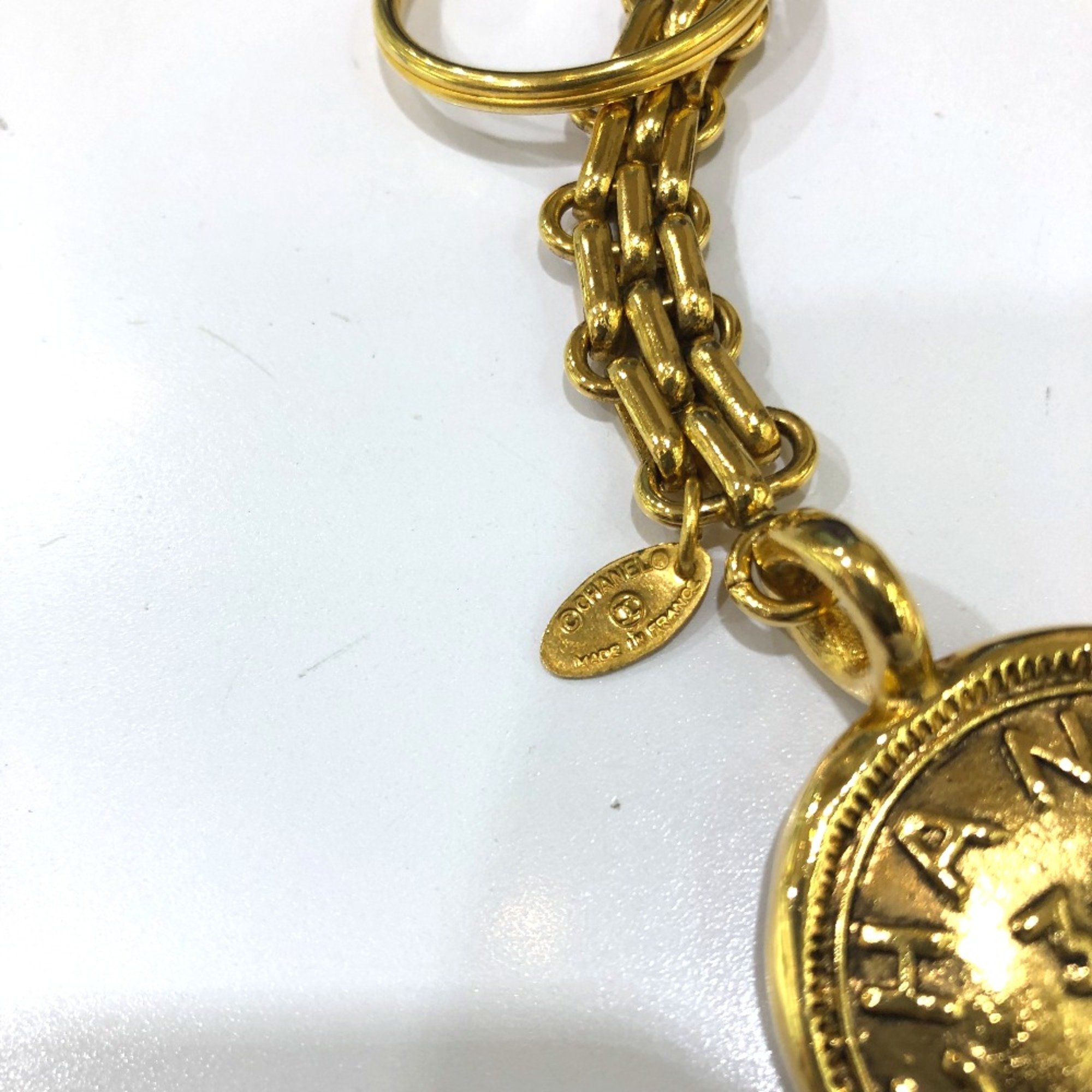 Chanel 31 vintage Bag Charm Key Holder Gold