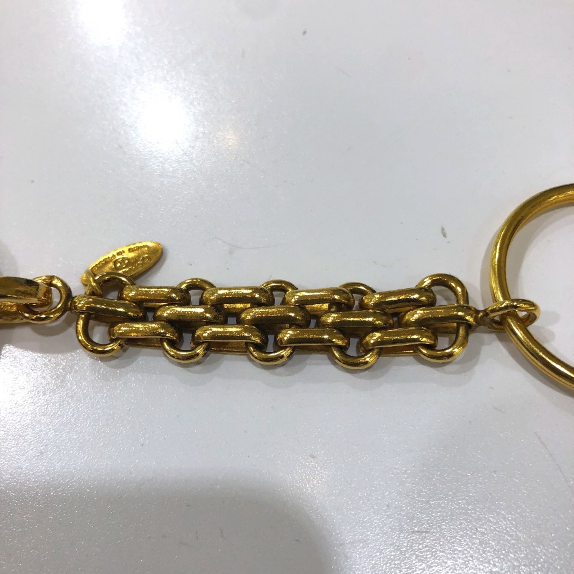 Chanel 31 vintage Bag Charm Key Holder Gold