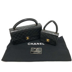 Chanel CC Mark Hand Bag Black GoldHardware