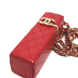 Chanel CC Mark CC Chain Shoulder Bag Shoulder Bag Red GoldHardware