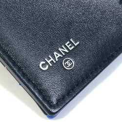 Chanel CC Mark Compact wallet Trifold wallet Black SilverHardware