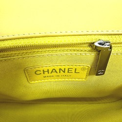 Chanel CC Mark Chain 2WAY Hand Bag Crossbody Shoulder Bag Yellow Based