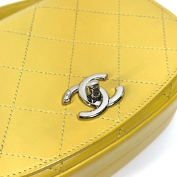 Chanel CC Mark Chain 2WAY Hand Bag Crossbody Shoulder Bag Yellow Based