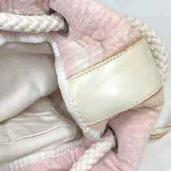 Chanel beach bag shoulder drawstring bag Shoulder Bag pink White