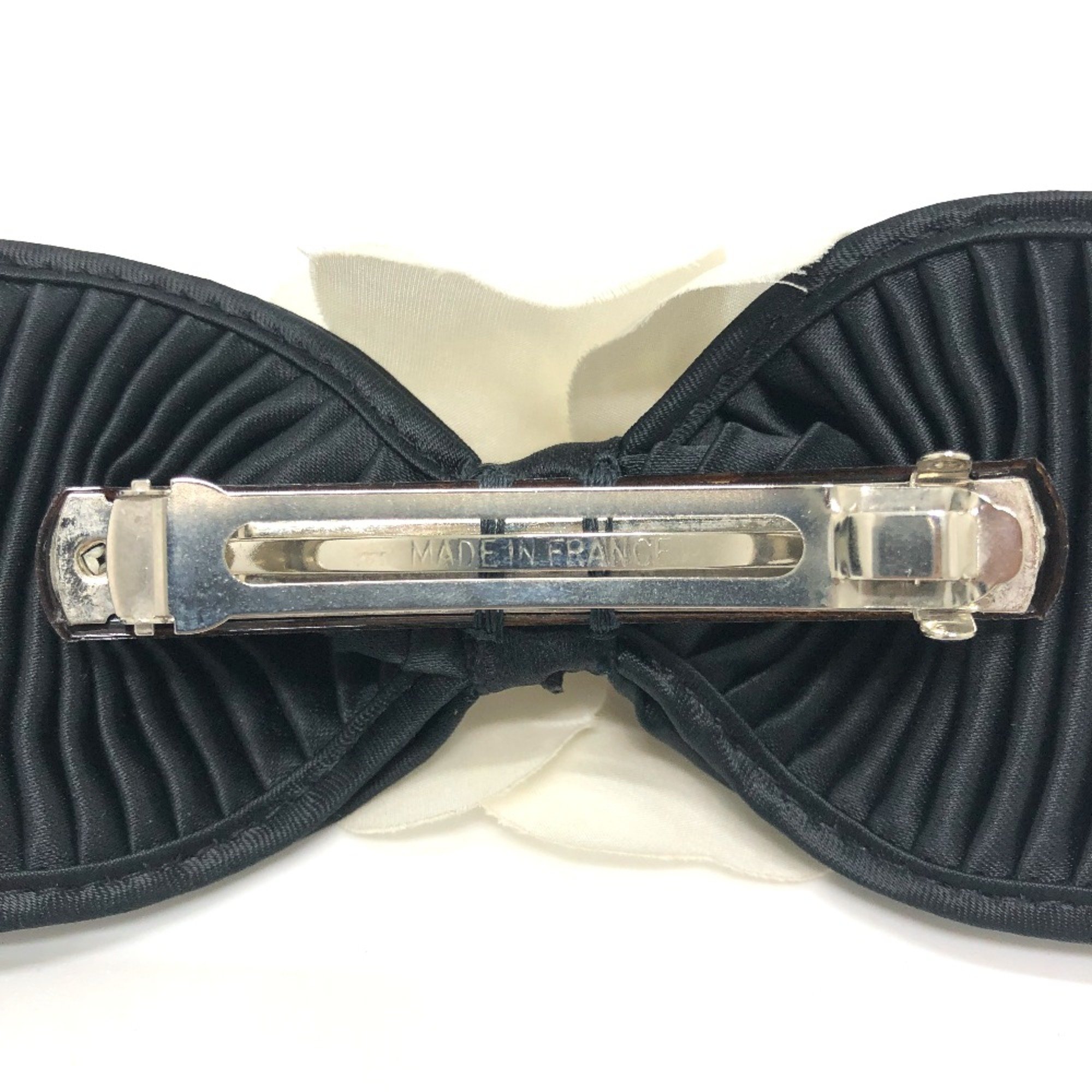 Chanel Camellia ribbon motif accessories hair accessories Valletta Black