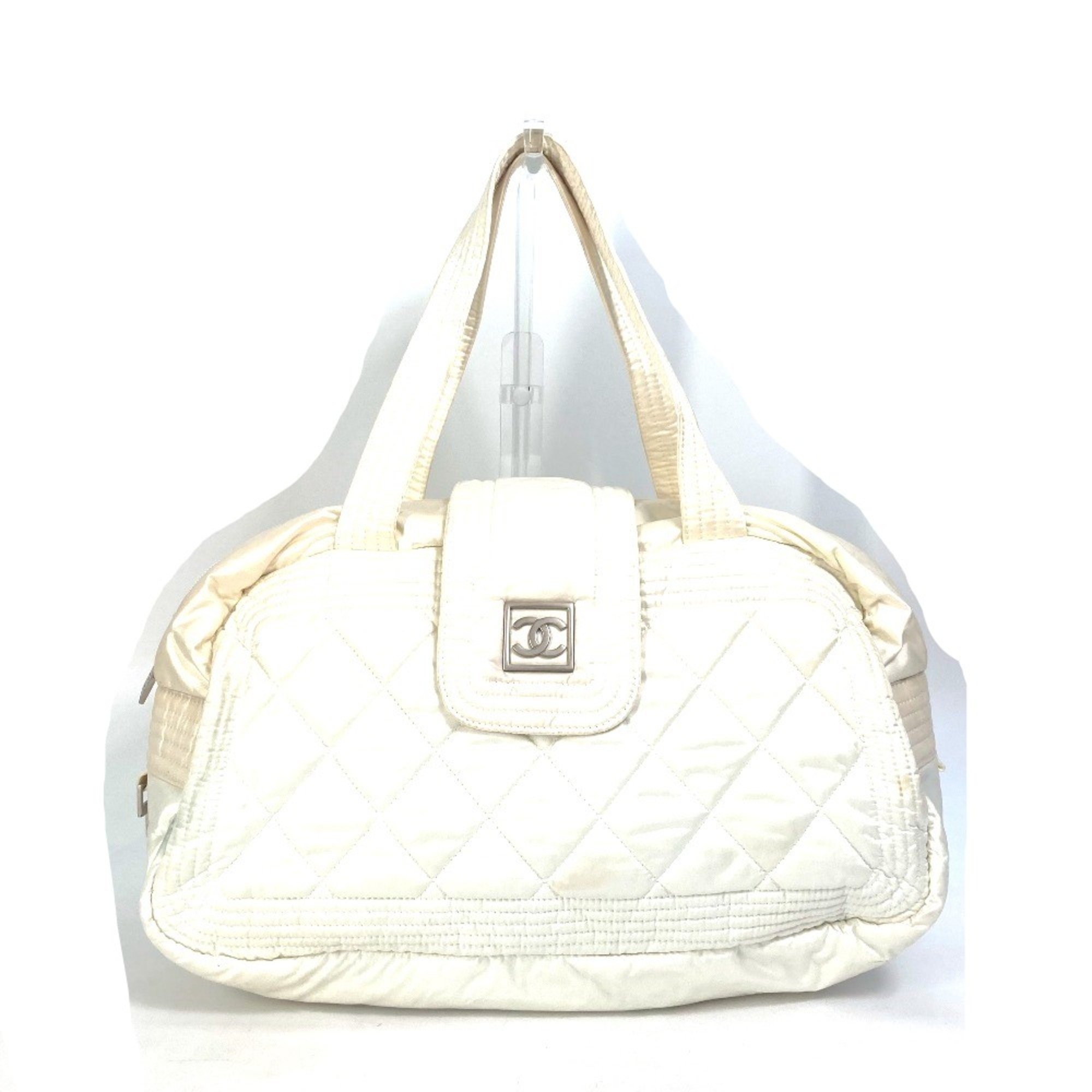 Chanel A29853 Sports Bag Shoulder Bag Duffle Bag White