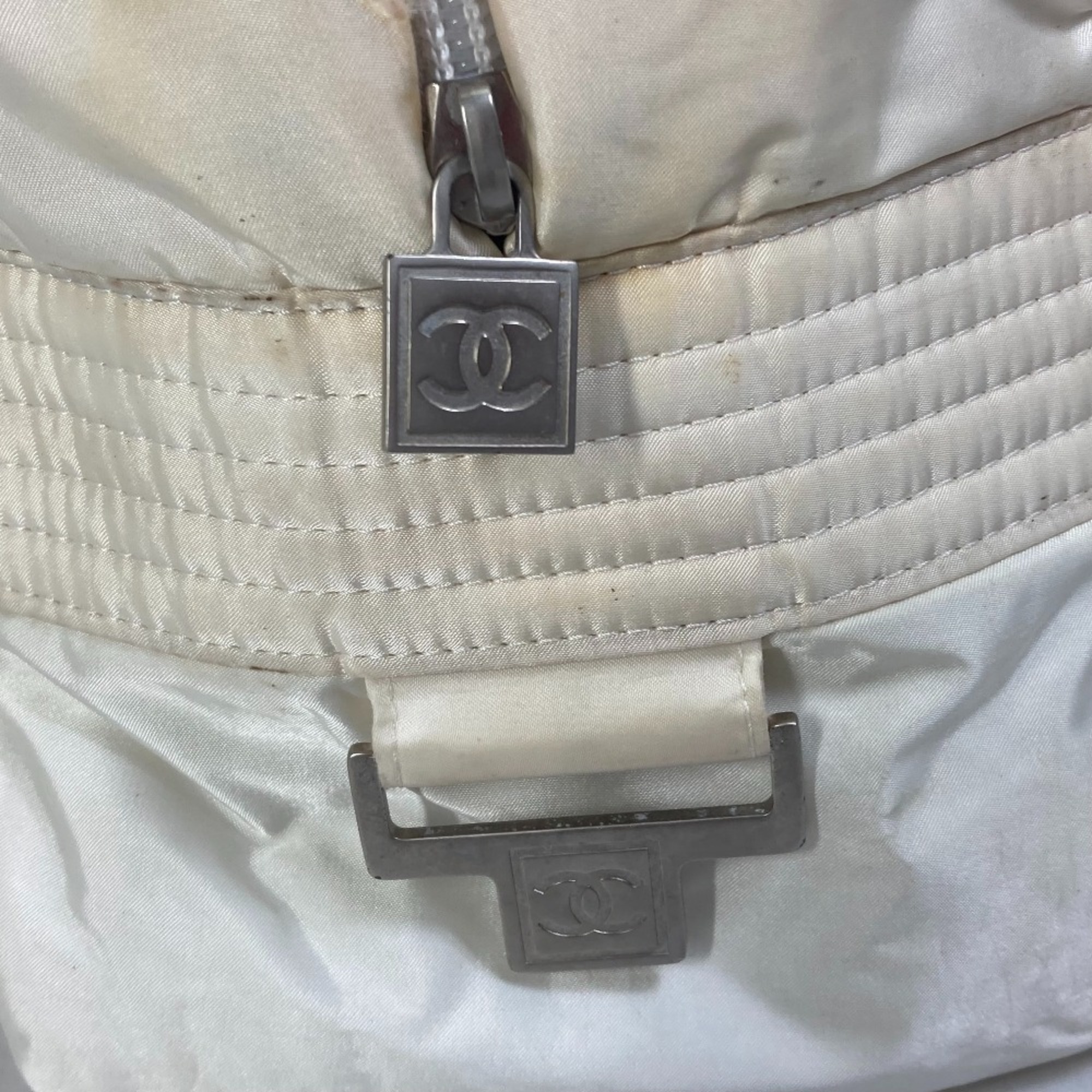 Chanel A29853 Sports Bag Shoulder Bag Duffle Bag White