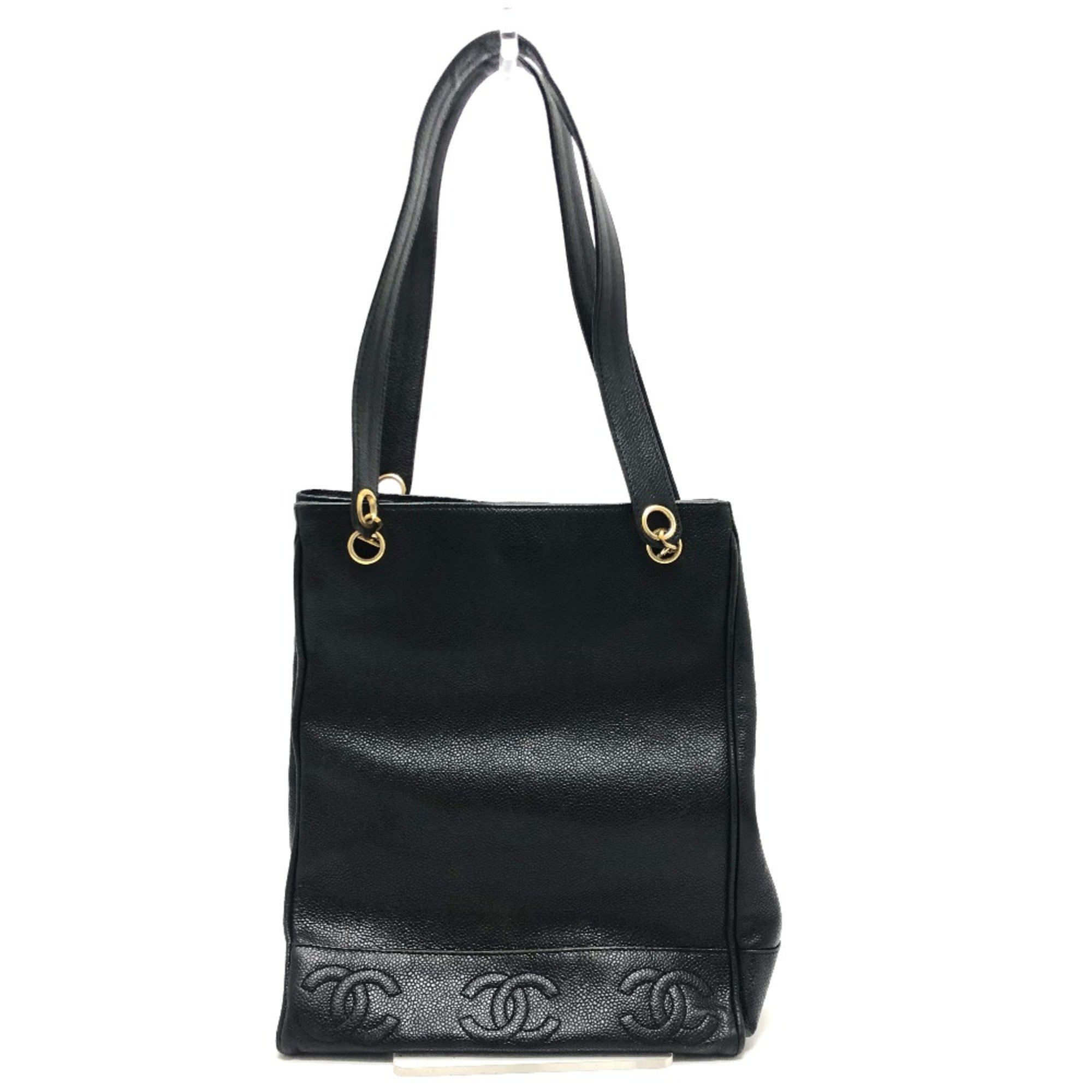 Chanel Trip Luco co bag shawl Tote Bag Black