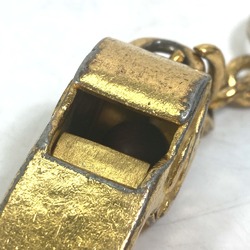 Chanel 96A vintage CC Mark Bag Charm Key Holder Gold